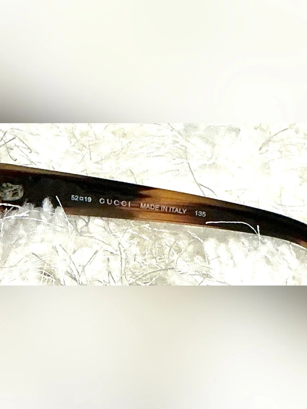 Gucci Brown Tortoise Cat-Eye Women's Glasses
